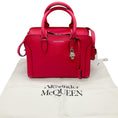 Load image into Gallery viewer, Alexander McQueen Pink Leather Padlock Satchel