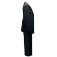 Load image into Gallery viewer, Alaia Dark Grey Checked Tailored Blazer and Pants Suit Set