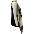Load image into Gallery viewer, Givenchy Black Sleeveless Top with Printed Overlay