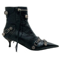 Load image into Gallery viewer, Balenciaga Black Leather Cagole Booties
