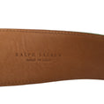 Load image into Gallery viewer, Ralph Lauren Green / Silver Lock Charm Wide Alligator Skin Leather Belt