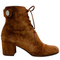 Load image into Gallery viewer, Gianvito Rossi Cognac Suede Finlay Ankle Boots
