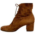 Load image into Gallery viewer, Gianvito Rossi Cognac Suede Finlay Ankle Boots