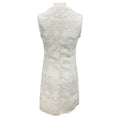 Load image into Gallery viewer, Oscar de la Renta White Gardenia Embroidered Tweed Dress