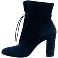 Load image into Gallery viewer, Gianvito Rossi Navy Blue Suede Maeve Ankle Boots