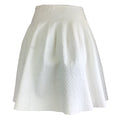 Load image into Gallery viewer, Alaia White Jacquard Stretch Knit Skirt
