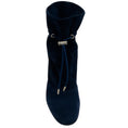 Load image into Gallery viewer, Gianvito Rossi Navy Blue Suede Maeve Ankle Boots