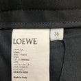 Load image into Gallery viewer, Loewe Black Asymmetric High Waisted Wrap Skirt