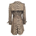 Load image into Gallery viewer, Celine Cotton Twill Leopard Print Short Trench Coat
