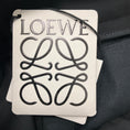 Load image into Gallery viewer, Loewe Black Asymmetric High Waisted Wrap Skirt