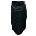 Load image into Gallery viewer, Loewe Black Asymmetric High Waisted Wrap Skirt