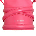 Load image into Gallery viewer, Alexander McQueen Neon Pink Soft Curve Drawstring Bag