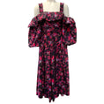 Load image into Gallery viewer, Ulla Johnson Pink / Purple Zinnia Print Caprice Dress