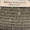 Load image into Gallery viewer, Amina Rubinacci Green / Silver Sequined Silk Knit Cardigan Sweater