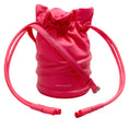 Load image into Gallery viewer, Alexander McQueen Neon Pink Soft Curve Drawstring Bag