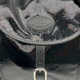 Load image into Gallery viewer, Tod's Black Coated Canvas Buckle Tote