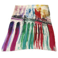 Load image into Gallery viewer, Chanel Multi Printed Fringed Large Sheer Scarf