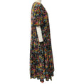 Load image into Gallery viewer, Leur Logette Black / Multi Floral Midi Dress