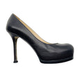 Load image into Gallery viewer, Yves Saint Laurent Black Leather Tribtoo Platform Pump