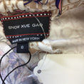 Load image into Gallery viewer, Snow Xue Gao Beige / Purple Multi Bleeker Floral Print Silk Pants
