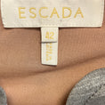 Load image into Gallery viewer, Escada Open Grey Bellis Stretch Jersey Jacket with Gold Logo Buttons
