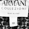 Load image into Gallery viewer, Armani Collezioni Black Micro Sequined and Embroidered Sheer Blazer Jacket