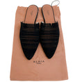 Load image into Gallery viewer, Alaia Black Suede Ciabattina Mules