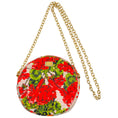 Load image into Gallery viewer, Dolce & Gabbana Red Multi Floral Miss Glam Round Crossbody Bag