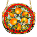 Load image into Gallery viewer, Dolce & Gabbana Red Multi Floral Miss Glam Round Crossbody Bag