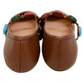 Load image into Gallery viewer, Gianvito Rossi Brown Leather Shanti Embellished Mary Jane Flats