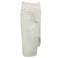 Load image into Gallery viewer, Loewe White Deconstructed Cotton Denim Skirt