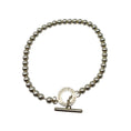 Load image into Gallery viewer, Tiffany & Co. Sterling Silver Mini Bead Ball Toggle Charm Bracelet