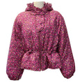 Load image into Gallery viewer, Love Shack Fancy Purple Floral Pint Modena Puffer Jacket