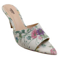 Load image into Gallery viewer, L'Agence Multi Floral Lolita Pointed Toe Slide Sandals