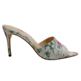 Load image into Gallery viewer, L'Agence Multi Floral Lolita Pointed Toe Slide Sandals