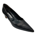 Load image into Gallery viewer, Manolo Blahnik Dark Brown Leather Low Heel Pumps