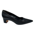 Load image into Gallery viewer, Manolo Blahnik Dark Brown Leather Low Heel Pumps