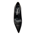 Load image into Gallery viewer, Manolo Blahnik Dark Brown Leather Low Heel Pumps