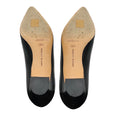 Load image into Gallery viewer, Manolo Blahnik Dark Brown Leather Low Heel Pumps