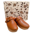 Load image into Gallery viewer, Ulla Johnson Cognac Leather Corsica Clogs

