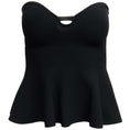 Load image into Gallery viewer, Stella McCartney Black Sweetheart Strapless Top
