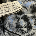 Load image into Gallery viewer, Escada Vintage Blue / Black / Pink Multi Tiger Print Large Square Silk Scarf