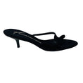 Load image into Gallery viewer, Giuseppe Zanotti Black Satin Slide Sandals