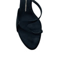 Load image into Gallery viewer, Giuseppe Zanotti Black Satin Slide Sandals