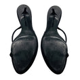 Load image into Gallery viewer, Giuseppe Zanotti Black Satin Slide Sandals