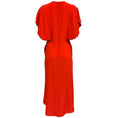 Load image into Gallery viewer, Stella McCartney Orange Silk Dress with Crystal Detail
