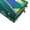 Load image into Gallery viewer, Emilio Pucci Vintage 1960's Turquoise Scarf Print Box Bag