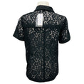 Load image into Gallery viewer, Proenza Schouler Black Stretch Lace Kennedy Top