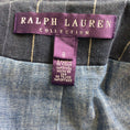 Load image into Gallery viewer, Ralph Lauren Collection Blue Pinstriped Denim Blazer
