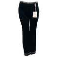 Load image into Gallery viewer, Peserico Black / Grey Trimmed Cotton Pants